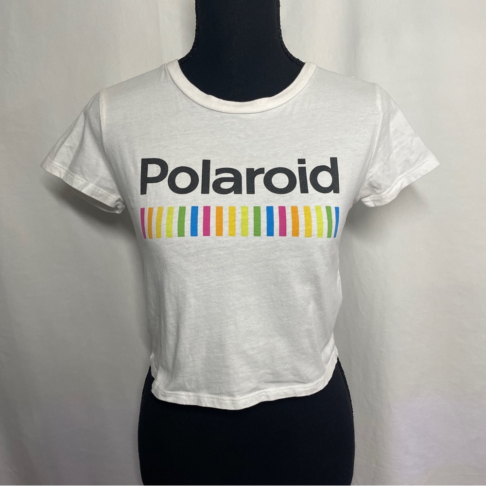 Polaroid medium crop top